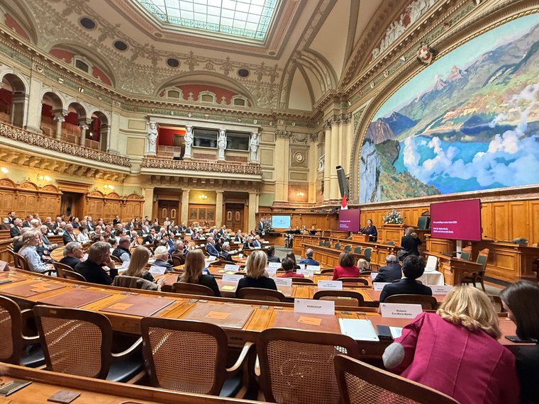 Prof. Dr. Saskia Stucki bei ihrer Preisrede