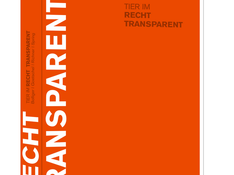 Cover Tier im Recht Transparent