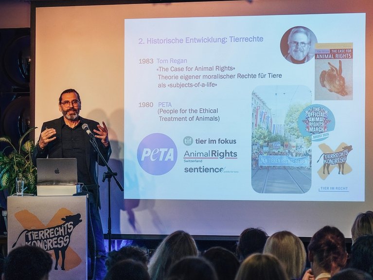 Gieri Bolliger am Tierrechtskongress 2026