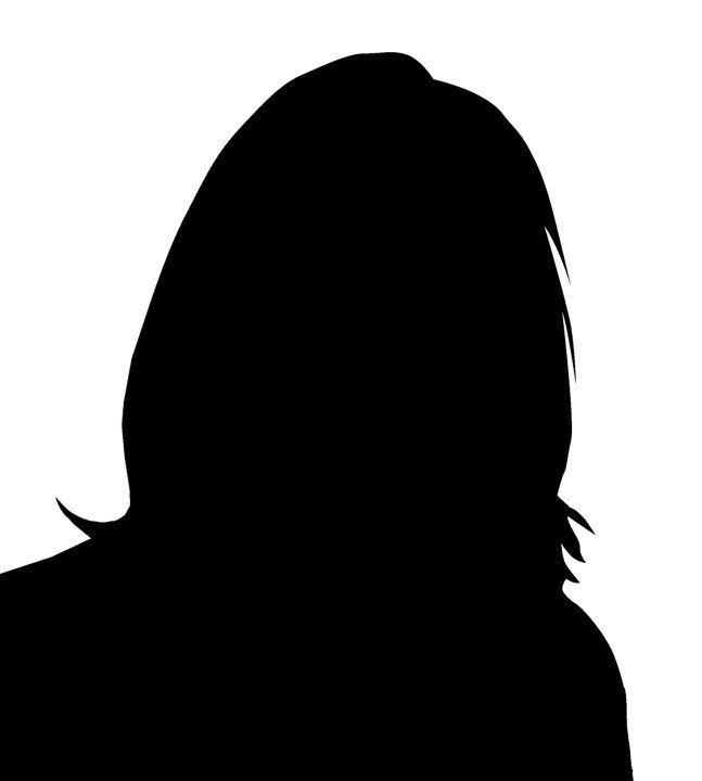 Schattenbild Frau Portrait Füller anonym