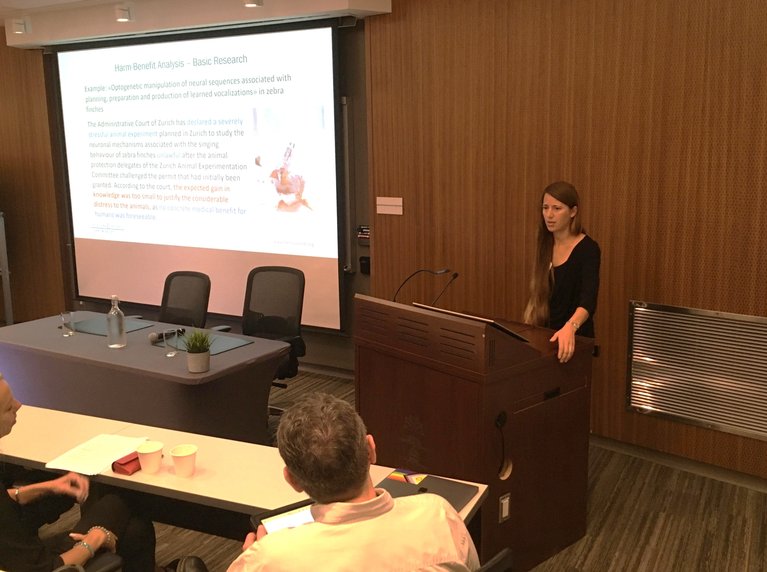 Vanessa Gerritsen beim Referat